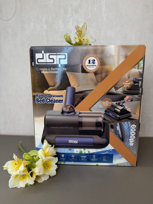 جارو شارژی KD2052 اورجینال وارداتی | ضد کنه و پرزگیر ، دارای اشعه یو وی و ضد عفونی کننده